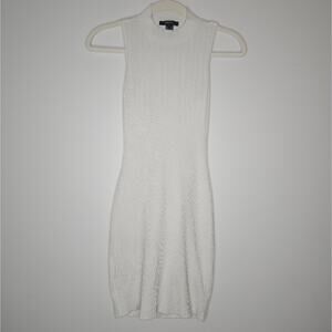 Forever 21 White Sleeveless Mini Dress
